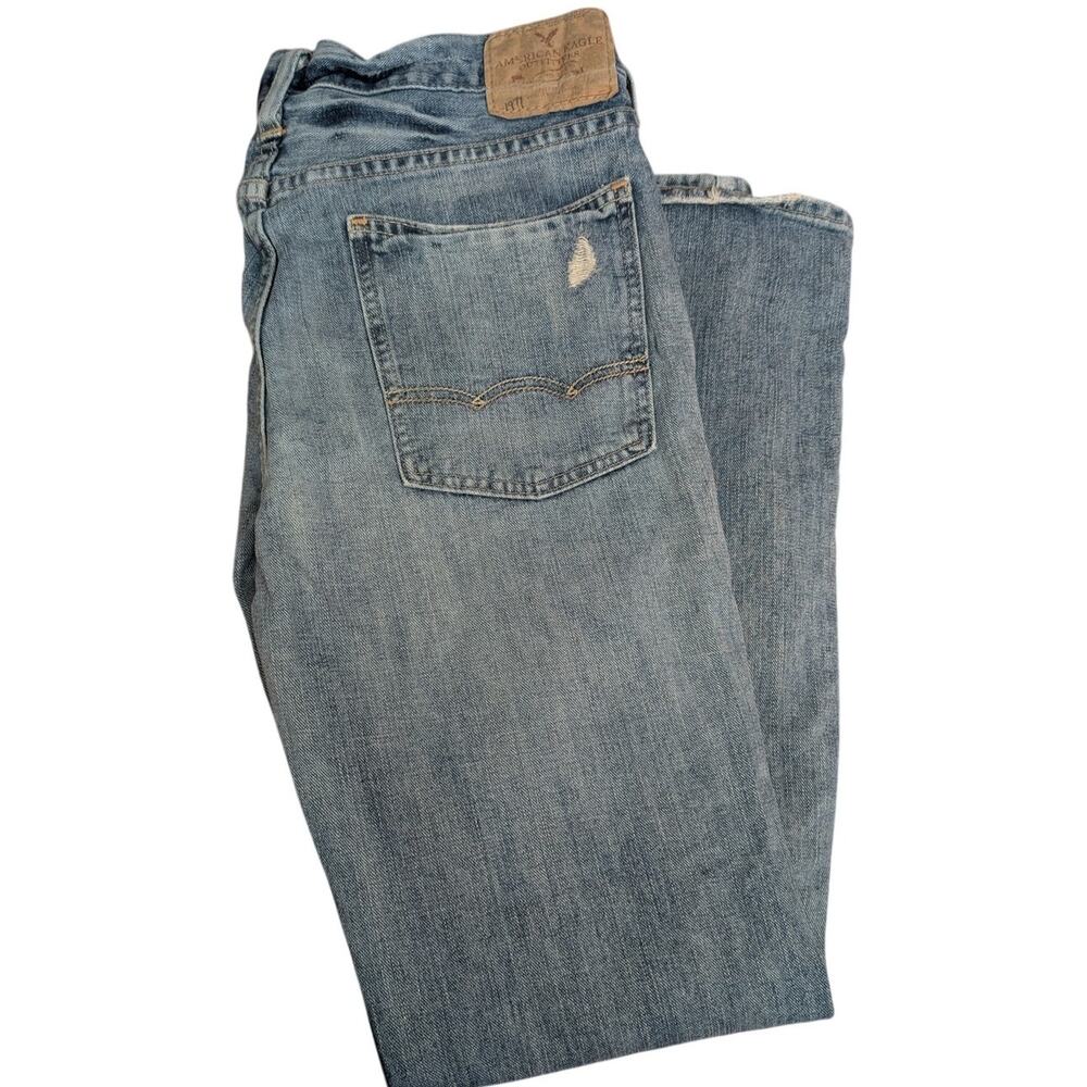 American Eagle Women's Jeans Low Rise Slim Boot 34/32